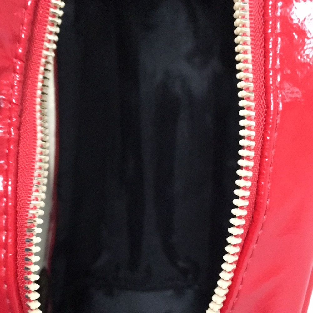 π2/$25π Aimee Kestenberg Cosmetics Toiletries Bag Clear Red - Picture 6 of 7